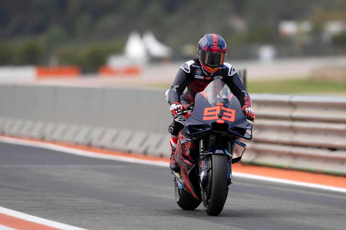Marc Marquez Test Ducati Valencia