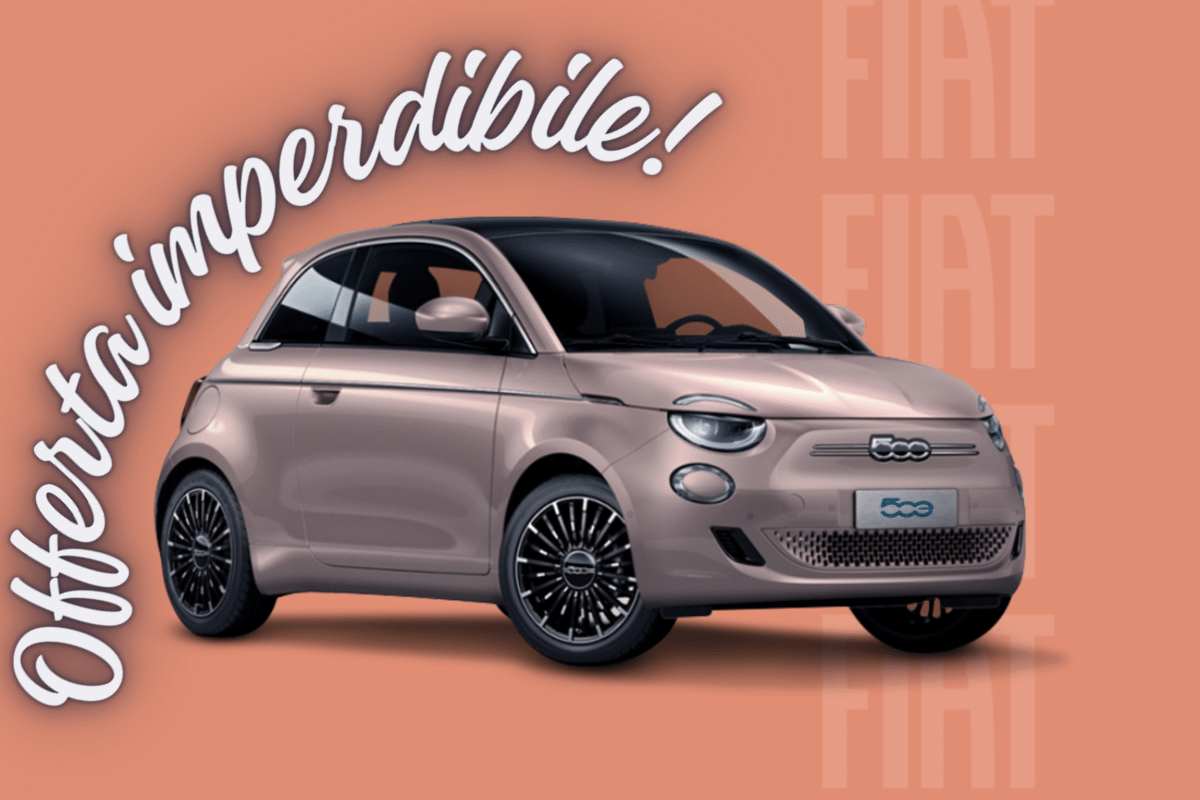 Fiat 500 elettrica offerta