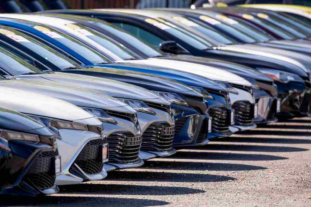 Auto usate percentuali vendita mercato