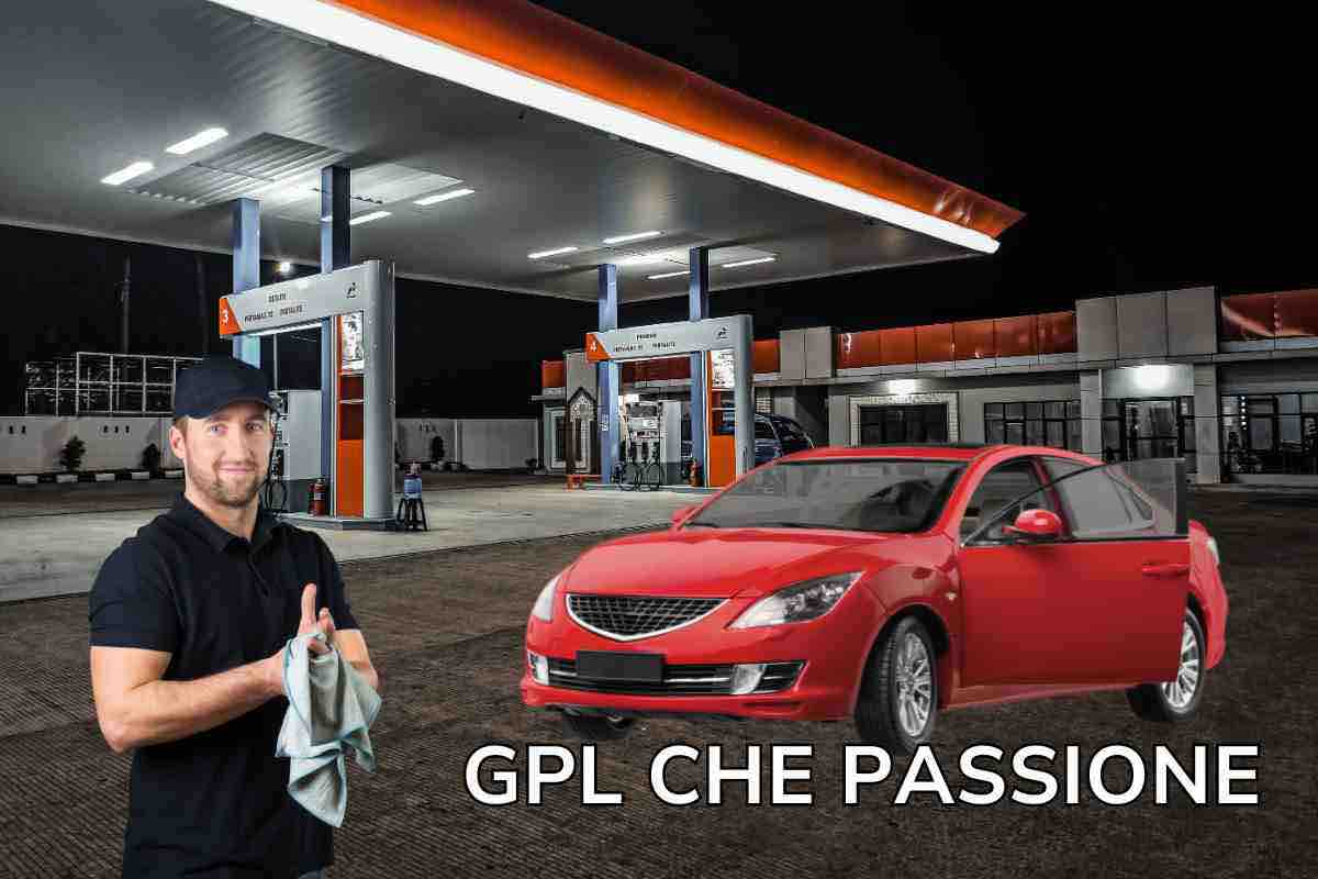 Benzinaio distributore GPL 
