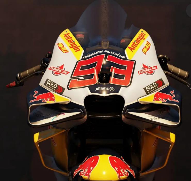Ducati Gresini moto di Marquez