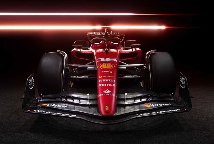 Lancio monoposto Ferrari 