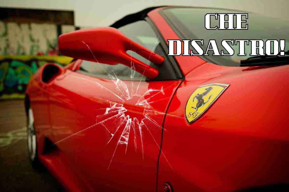 Incidente Ferrari clamoroso 