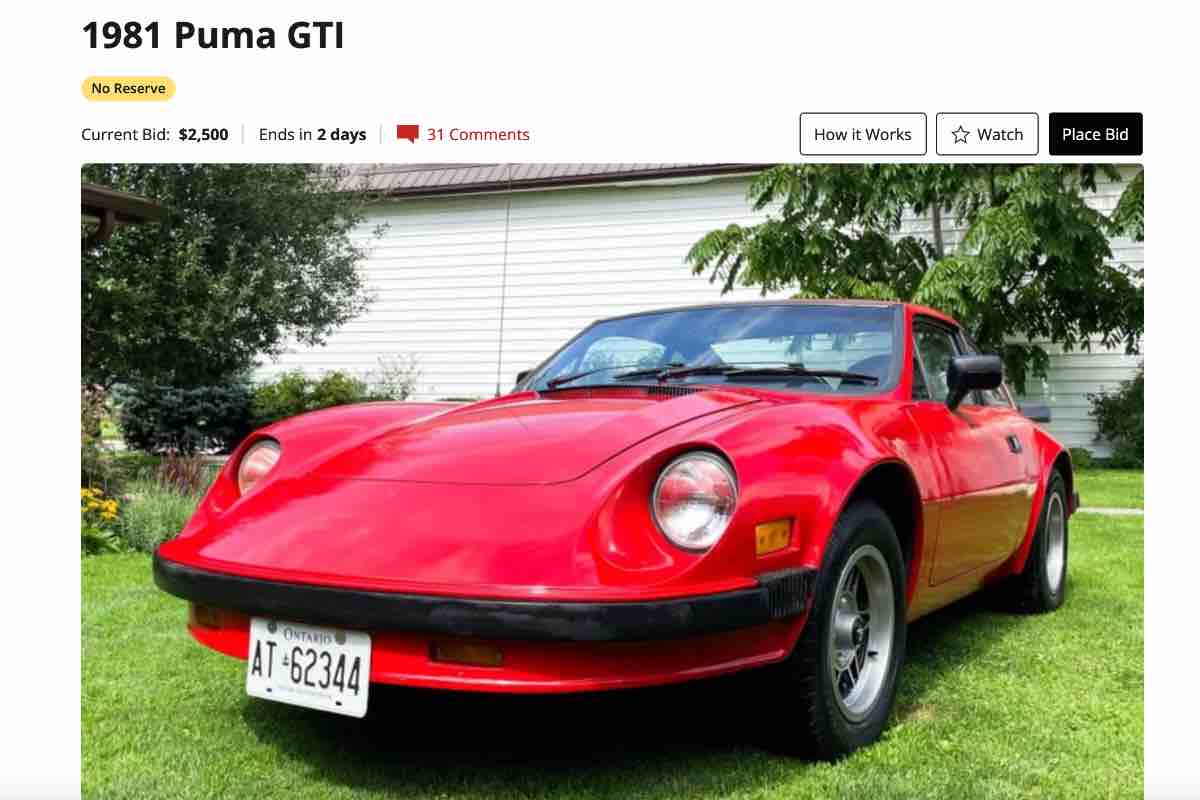 Puma GTI la Porsche brasiliana