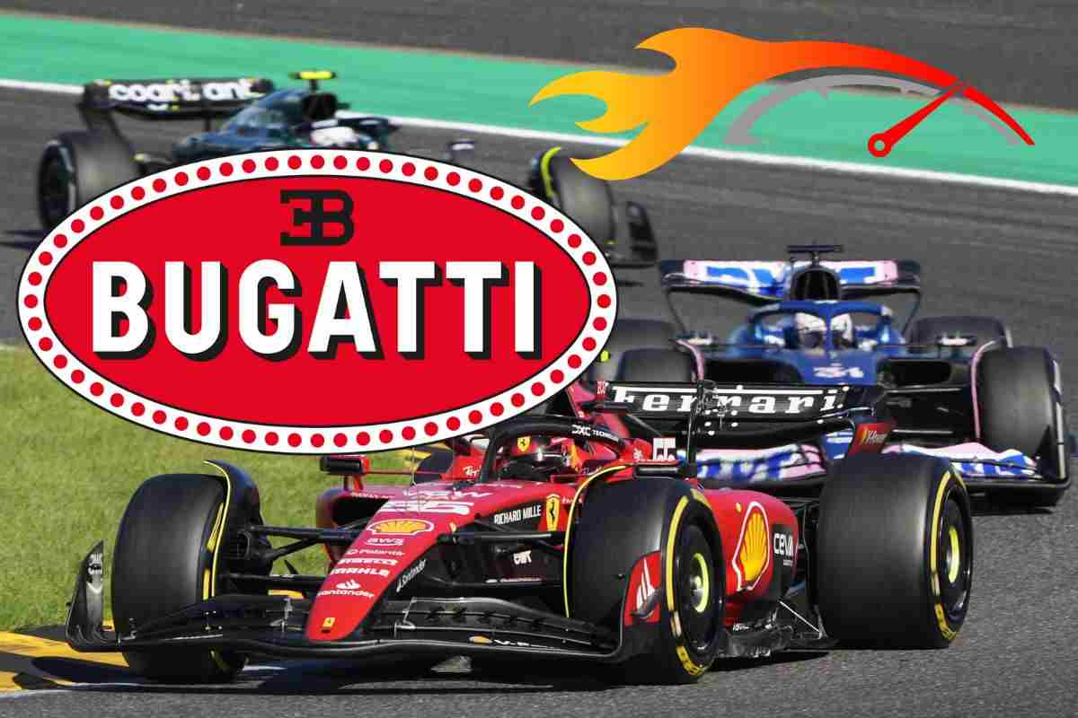 Bugatti Mistral F1 veloce motore W16 ultimo modello