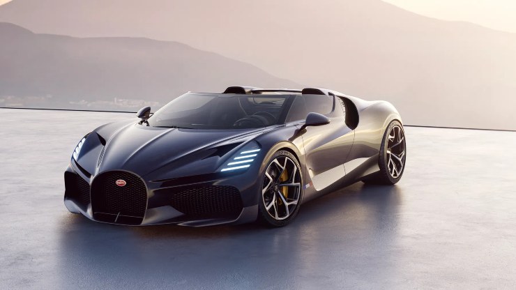 Bugatti Mistral F1 veloce motore W16 ultimo modello