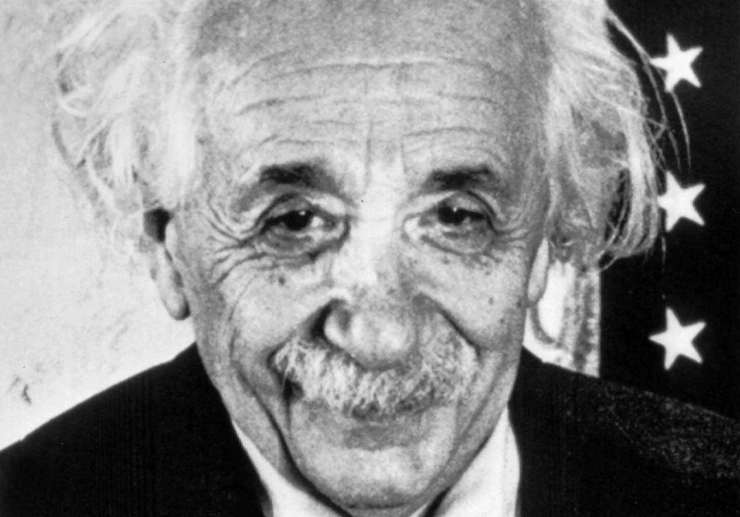 Albert Einstein bicicletta