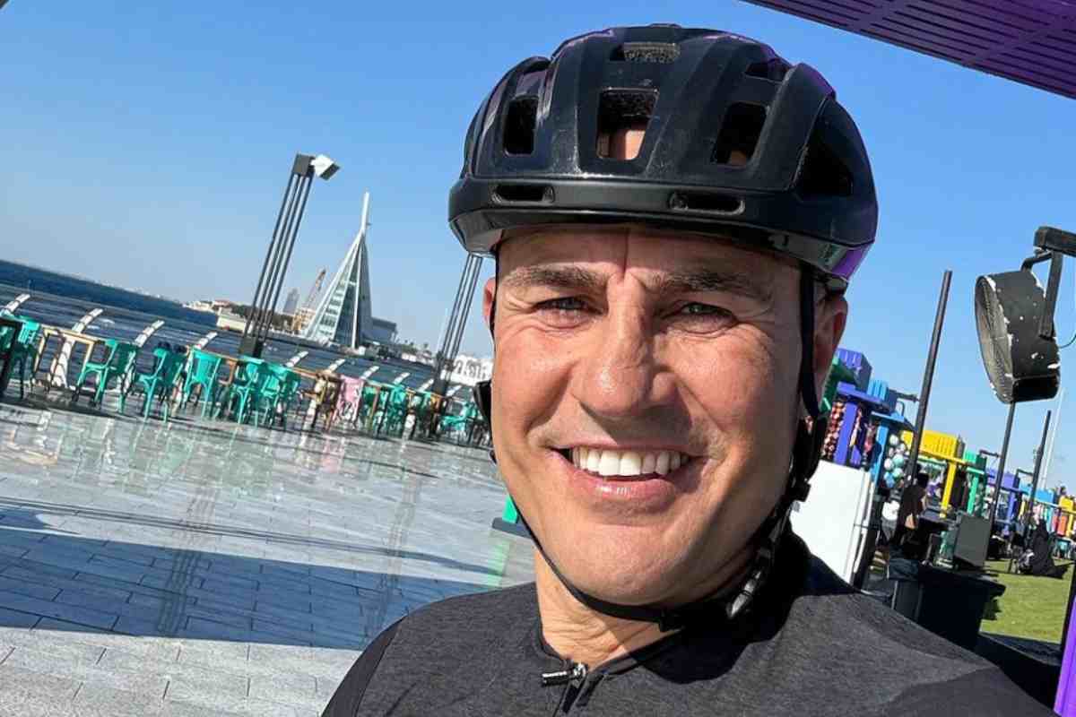 Cannavaro e la bici