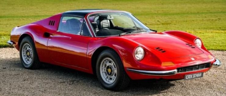 Ferrari Dino in vendita all'asta