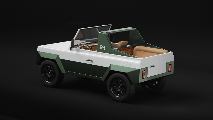 Olympian pick-up Model 84 retrò stile auto elettrica