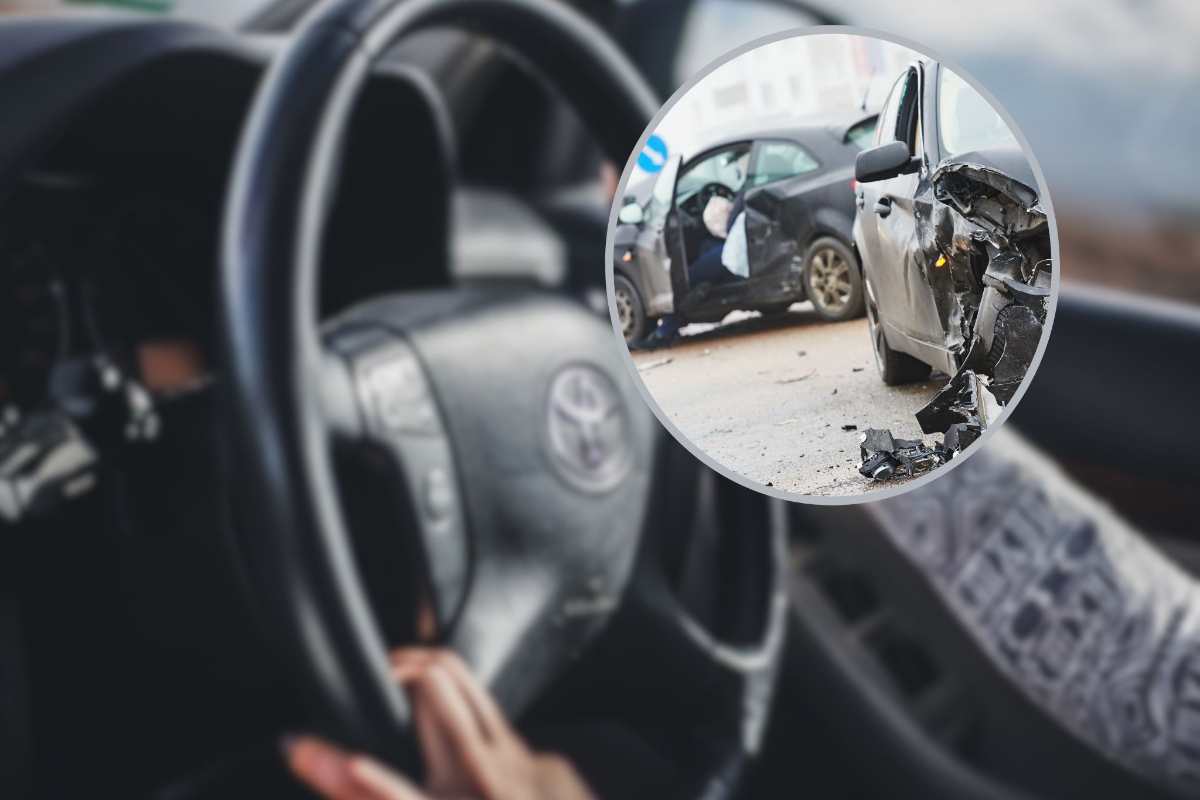 Incidente pericolosissimo per una Toyota in autostrada