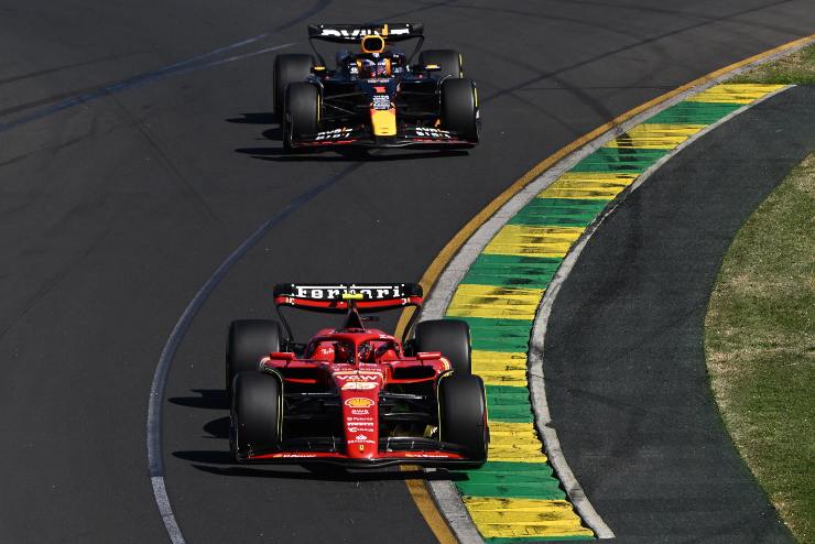 Perez Red Bull Ferrari Verstappen Sainz Australia 2024 F1