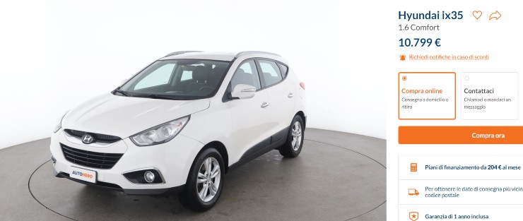 SUV Corea del Sud Hyundai ix35 novità auto