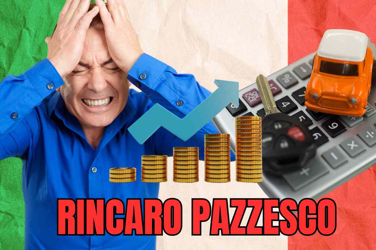 assicurazione rincaro rc auto italia