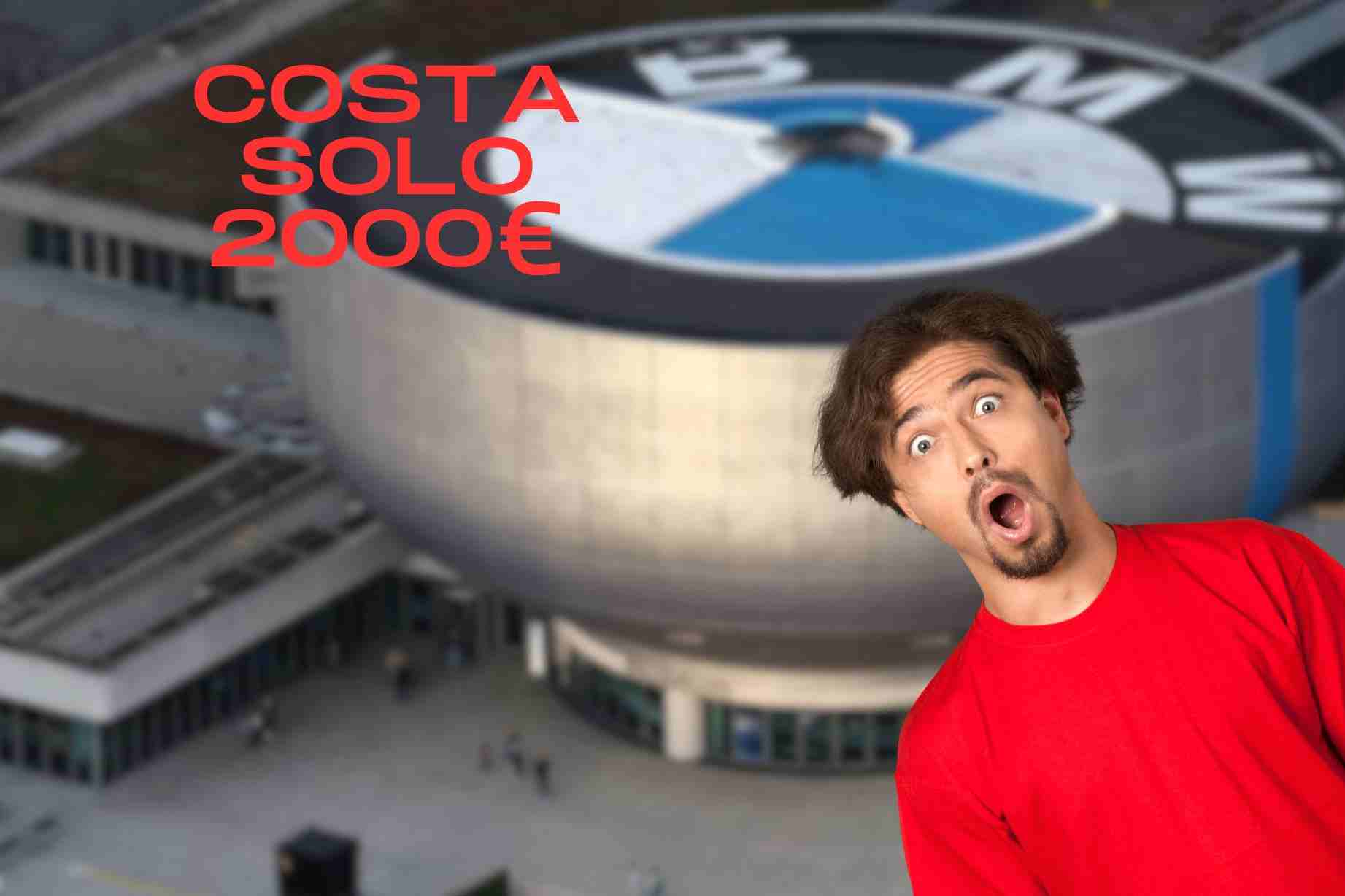 Questa BMW costa sole 2000 euro