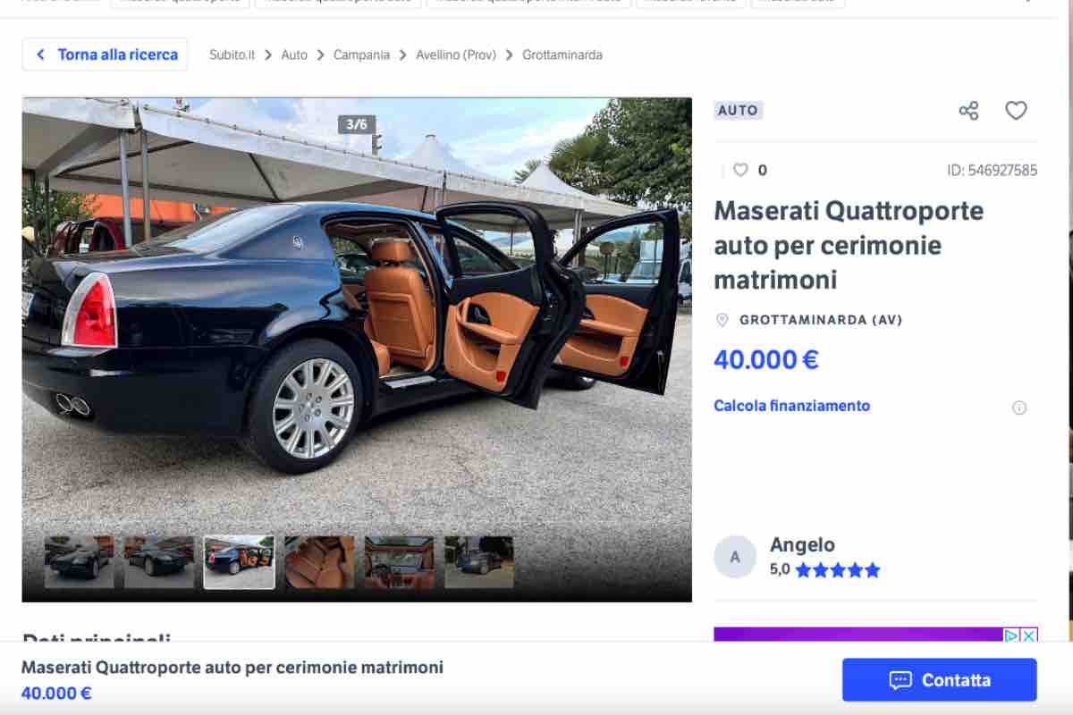 Offerta vendita Maserati Quattroporte