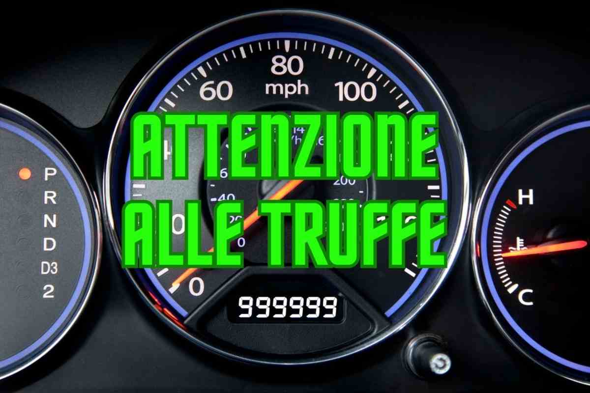 Truffa contachilometri tra privati