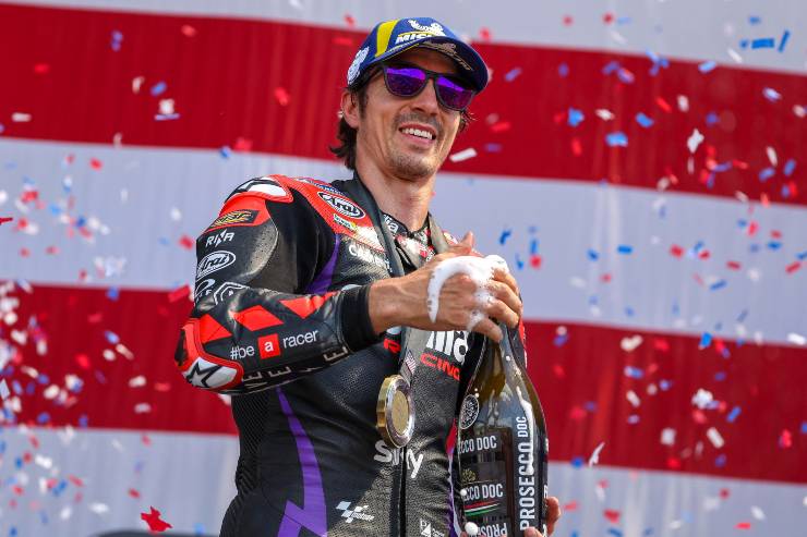 Maverick Vinales Aprilia vittoria MotoGP Stati Uniti Mondiale tre Scuderie