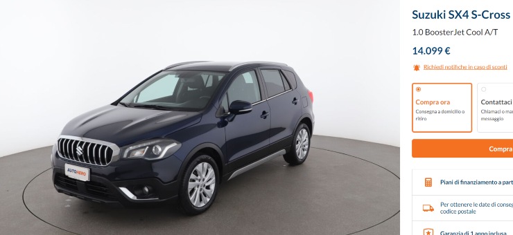 SUV Giappone Suzuki SX4 S-Cross auto usata occasione prezzo basso