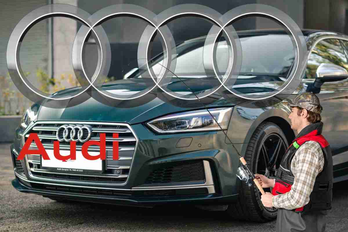 Audi A4 pesca auto problemi Macerata Marche incredibile