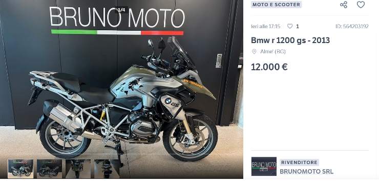 BMW R 1200 GS super sconto