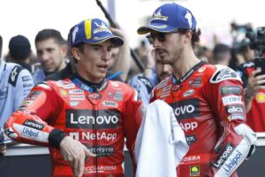 Marquez e Bagnaia confronto impietoso