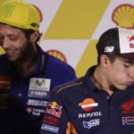 Valentino Rossi e Marc Marquez tensioni continue