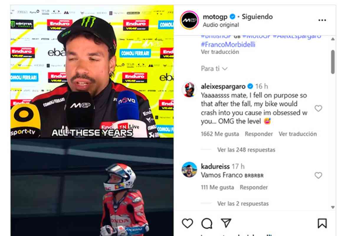 MotoGP, Morbidelli sfida con Aleix Espargaró