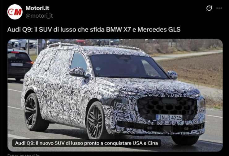 Audi Q9 nuovo SUV occasione prezzo