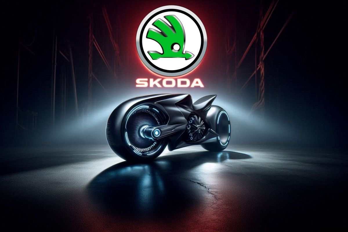 La Skoda si dà alle moto? Arriva il modello che nessuno si aspettava: sembra uscita da un film di fantascienza