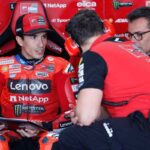 Marquez, pilota Ducati, ha provato la carena in carbonio