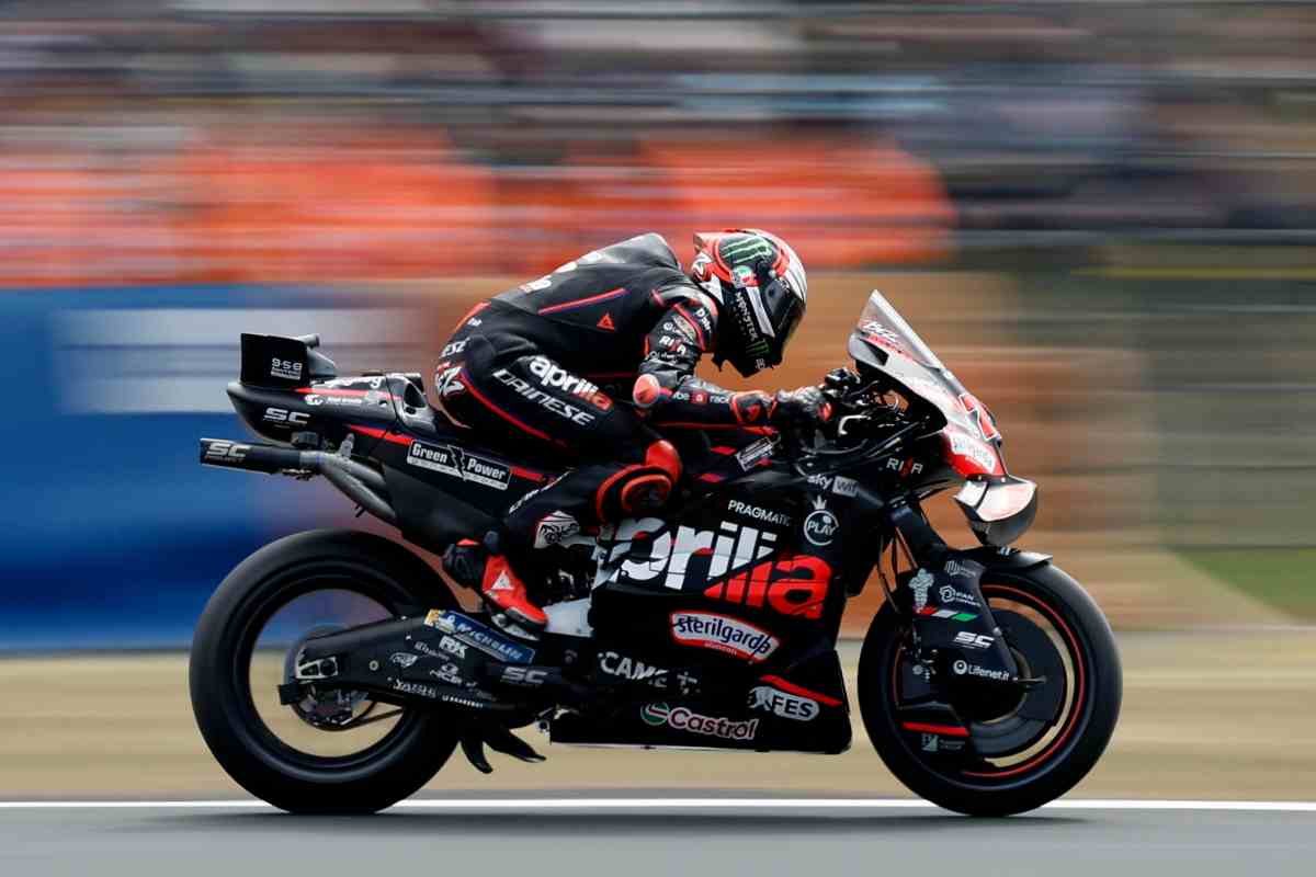 Aprilia, novità tecniche ad Aragon