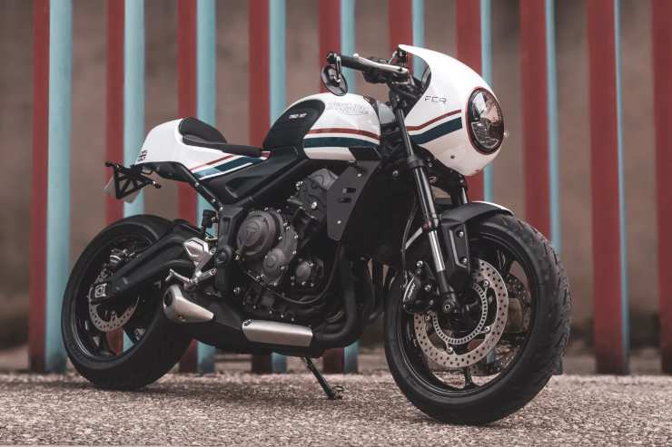 Triumph 660 FCR cafè racer moto