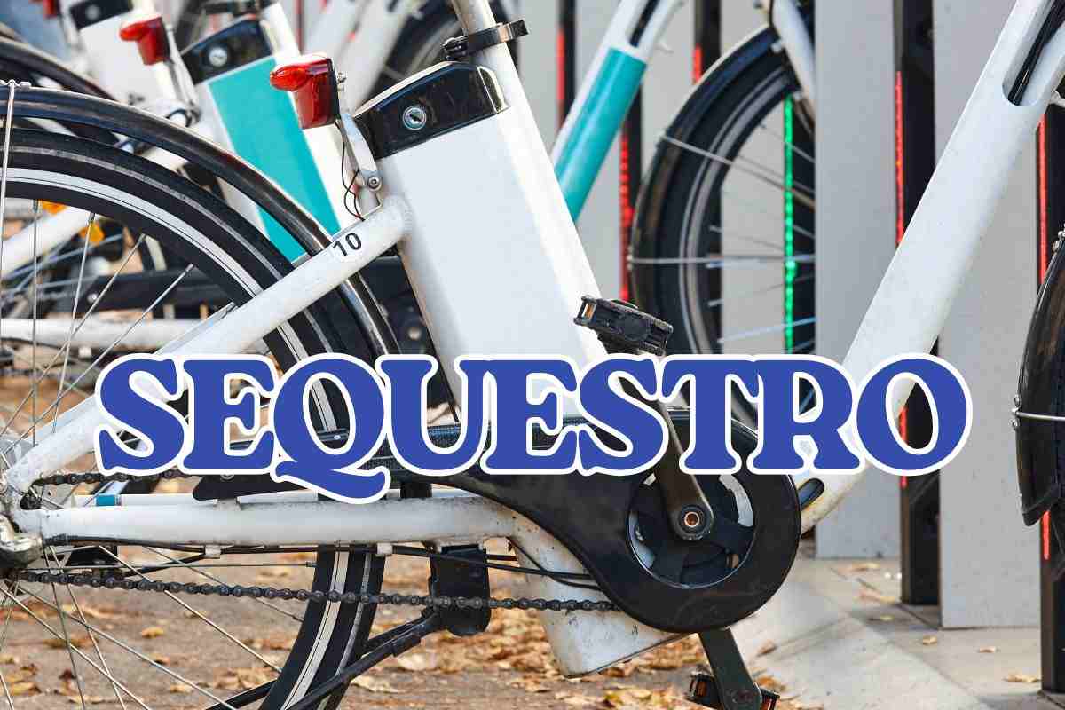 eBike velocità sequestro