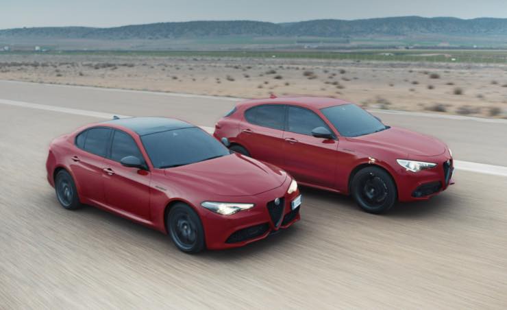 Alfa Romeo Giulia e Stelvio si prosegue a benzina
