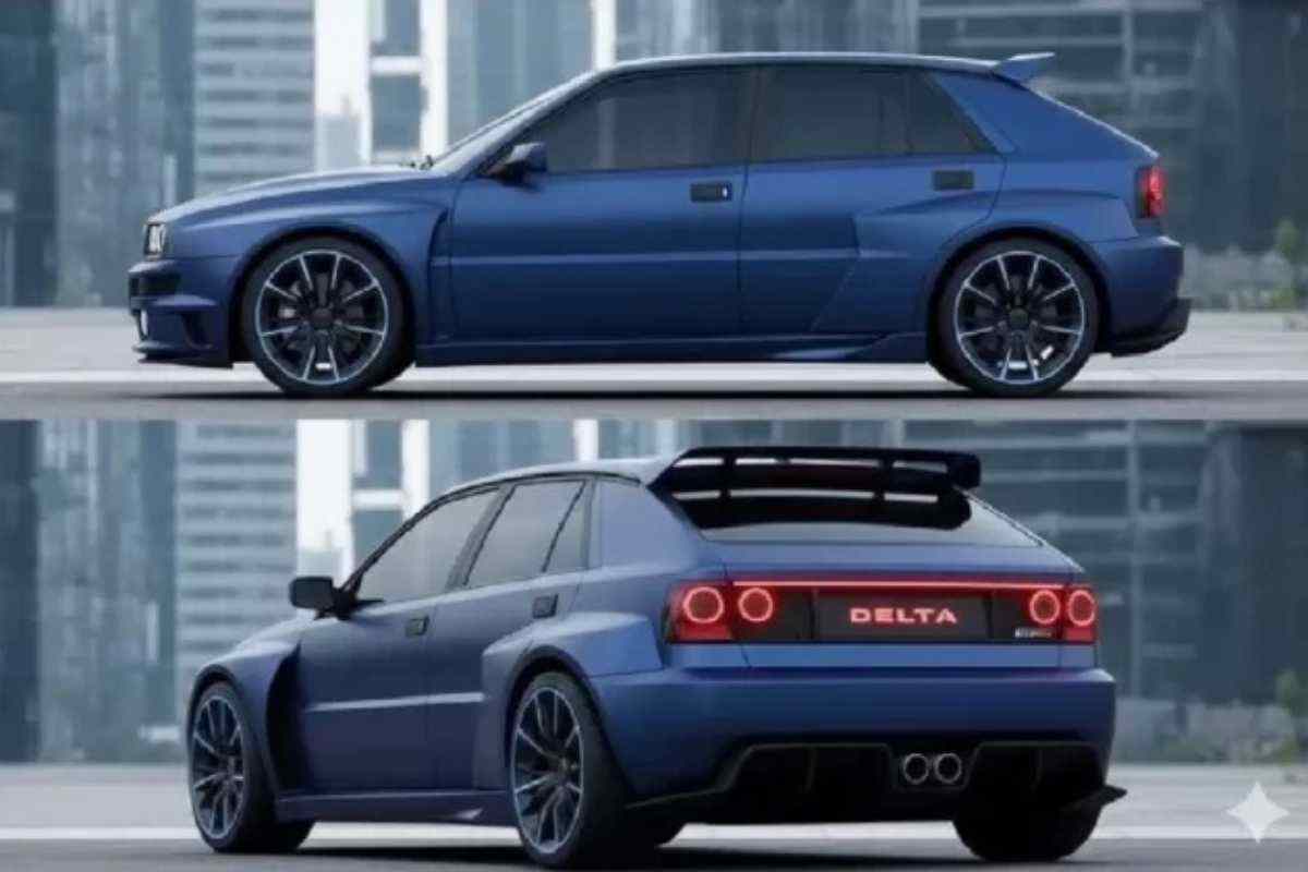 Render nuova Lancia Delta